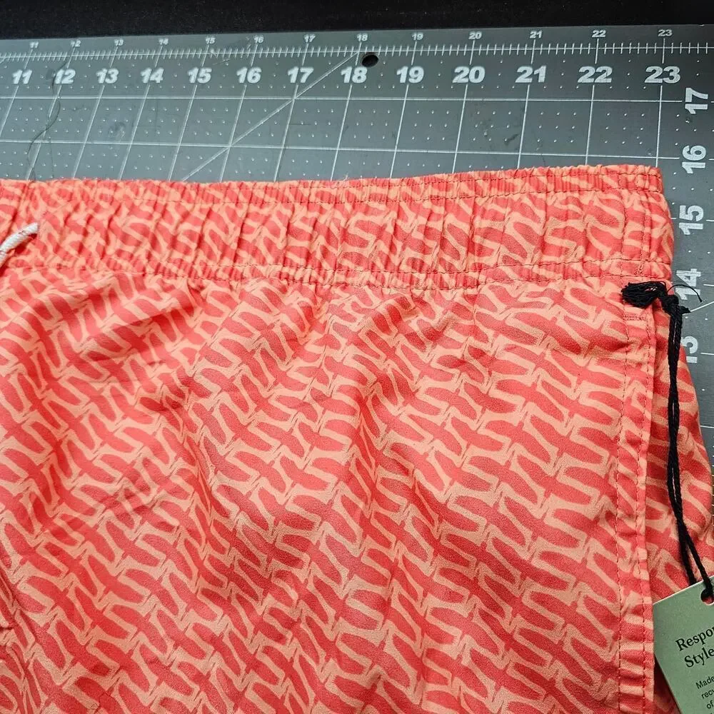 Goodfellow & Co Swim Trunks Mens Size XXL Orange Swim Shorts 7